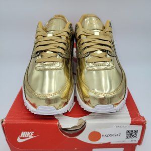 Nike Air Max 90 SP Gold Women's Shoe Size 8.5 New In Box